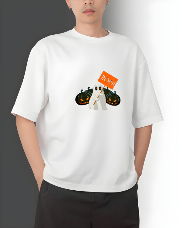 Helloween men oversize t shirt - Image 2
