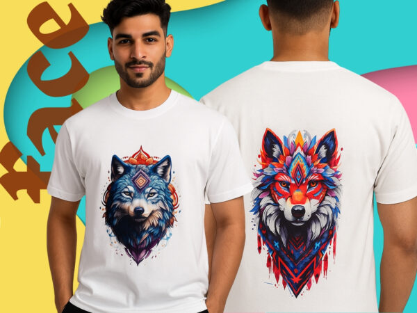 Wolfwok men oversize t-shirt - Image 3